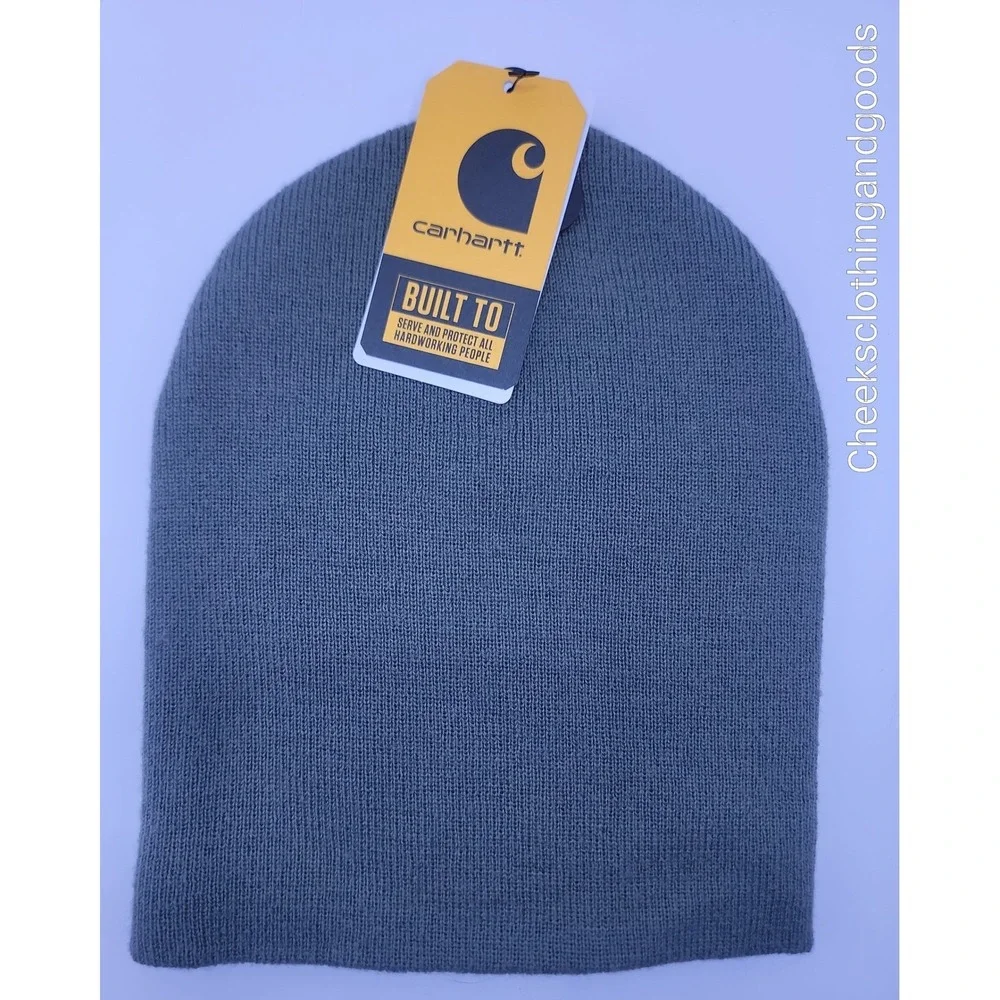 Carhartt Knit Cuffed Beanie A18 Green Acrylic Winter Hat NWT Unisex Mens